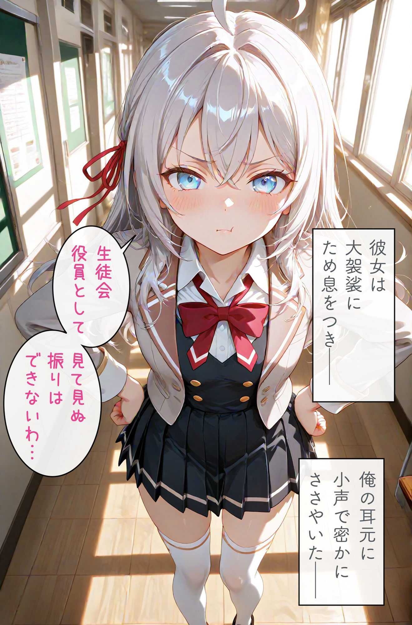 「はめデレ」隣の席の銀髪美女が抜いてくれる話 画像4