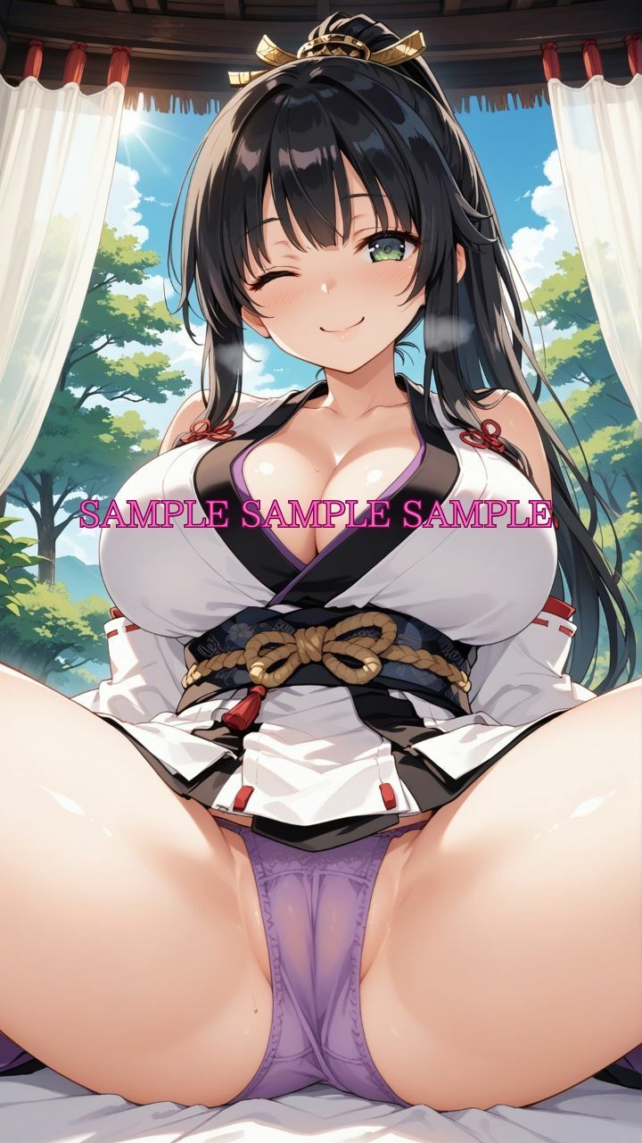 サンプル画像2:男女比1対10000の世界 美人巫女とセックスし放題でちんぽが乾く暇もないヤリ放題ハーレムライフ！！vol.4(TailorFetiAI-Pix) [d_686835]