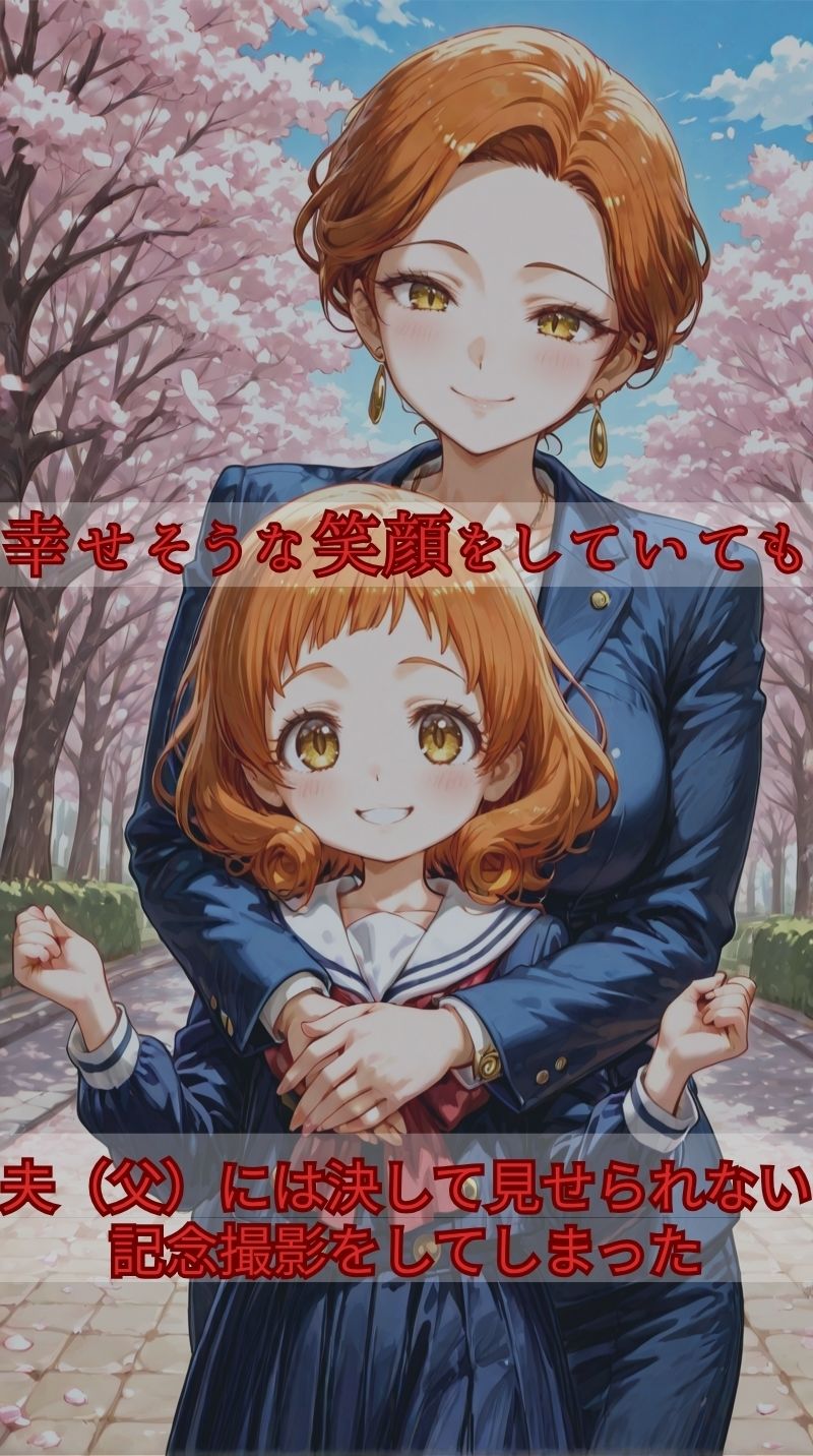 母娘記念撮影  〜夫（父）には見せられない〜2