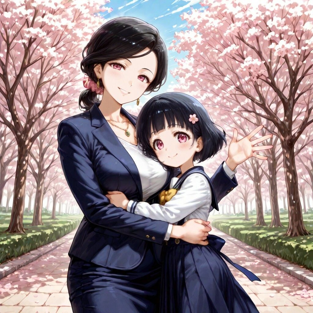 母娘記念撮影  〜夫（父）には見せられない〜7