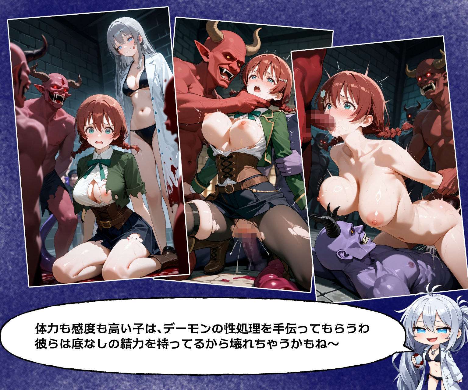 冒険者捕虜管理台帳 魔王軍に捕らわれた少女たちの末路の記録 画像6