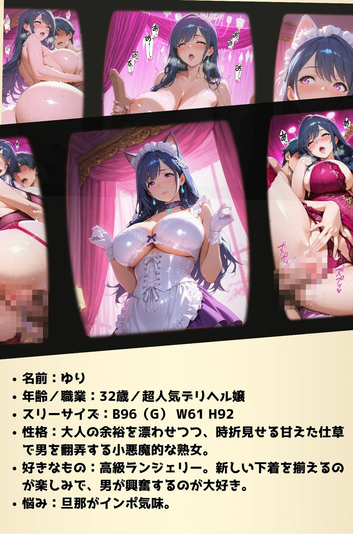 超人気デリヘル嬢 ゆりさん 呼んでみた（ハロウィン猫耳コス、情熱ランジェリー、全裸） 画像1