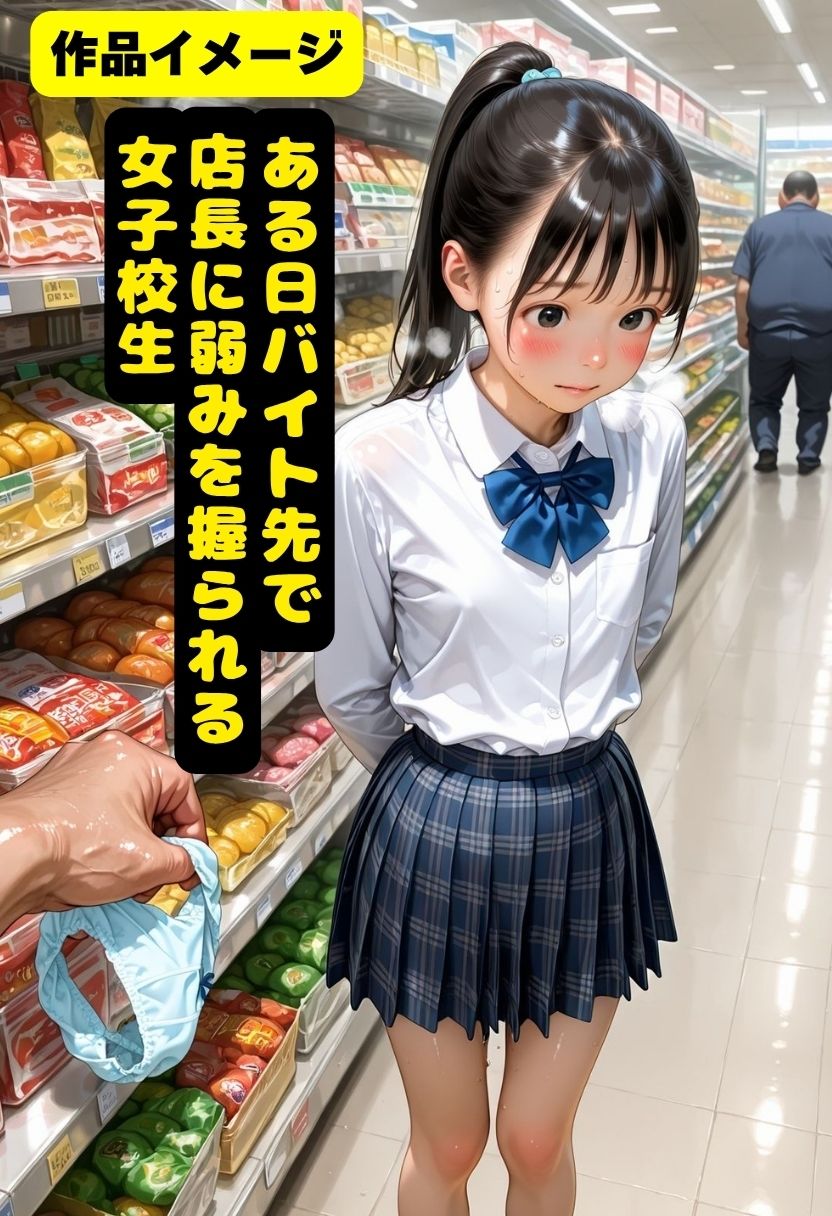 サンプル画像3:バイト先で店長に中出しされる女子校生(Miyawaki) [d_686987]