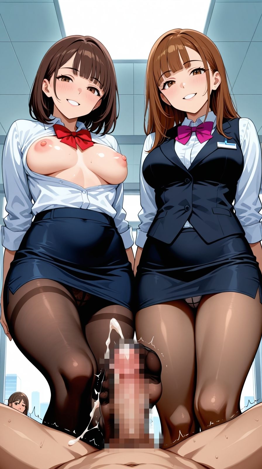 サンプル画像2:顔面騎乗と脚コキの総合商社  寝取り探偵サービス(密室ノイズ) [d_687075]