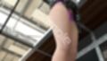 女子アナになった二階堂沙耶・早朝のニュース番組の冒頭でミニスカートでダンスすることを業務命令で強要される:Vol.009『ただの話題作りとのことで電源OFF（のはず）のカメラが4台、ローアングルから彼女のスカート内を覗き込むように設置されている:PV09_サテン地ピンク水玉フルバックパンティで扇風機風チラ』