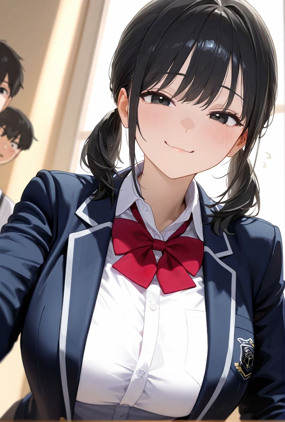 爆乳になった幼馴染と放課後セックス 画像1