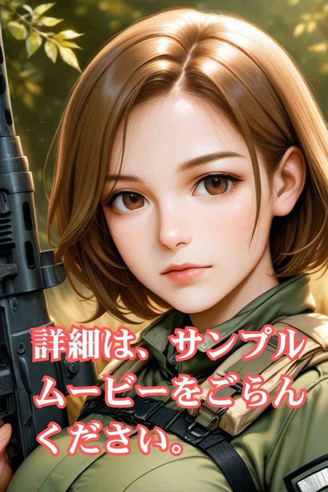 サンプル画像1:きっと見つかるあなたの1枚 巨乳美女兵士の憂うつ2(AI Force) [d_687141]