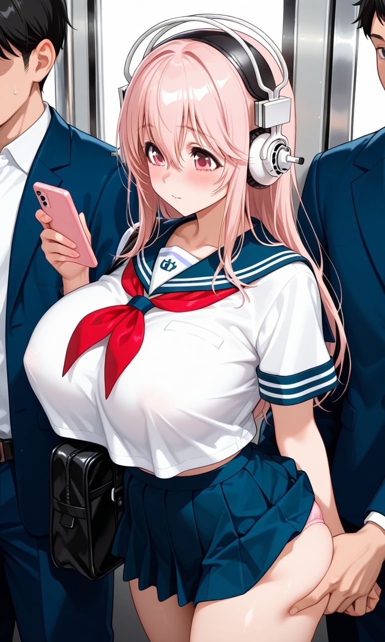 サンプル画像1:セーラー服のす◯ぱ◯そ◯子(ふるやのCG) [d_687165]