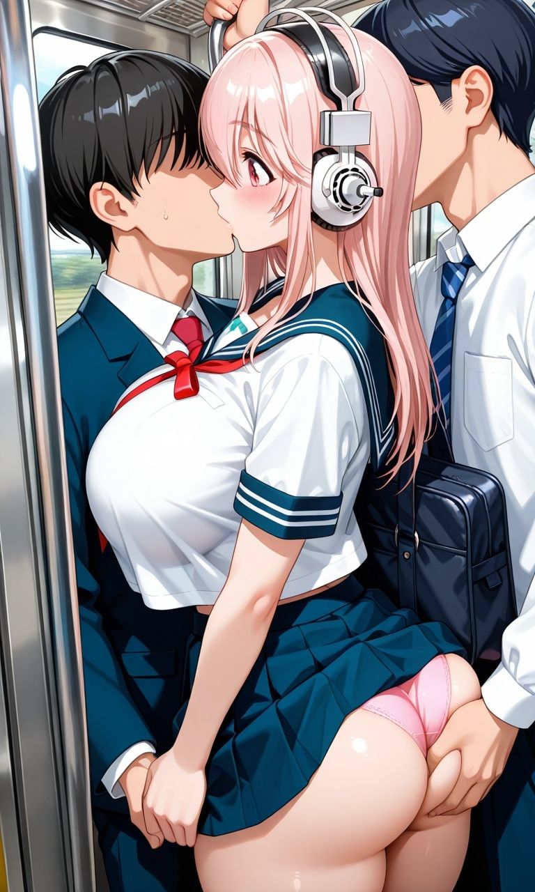 サンプル画像2:セーラー服のす◯ぱ◯そ◯子(ふるやのCG) [d_687165]