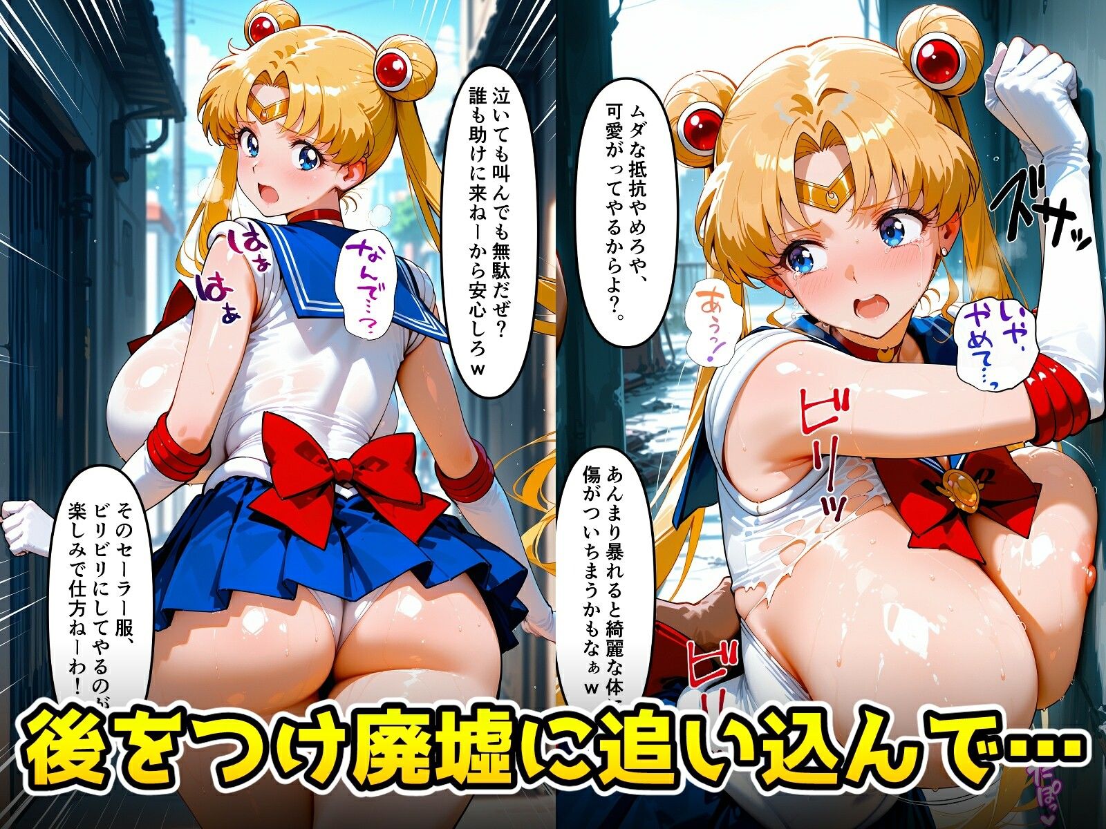 サンプル画像2:抵抗できないヒロインたちを快楽堕ちさせてみた  セーラー〇ーン編(朱月) [d_687167]