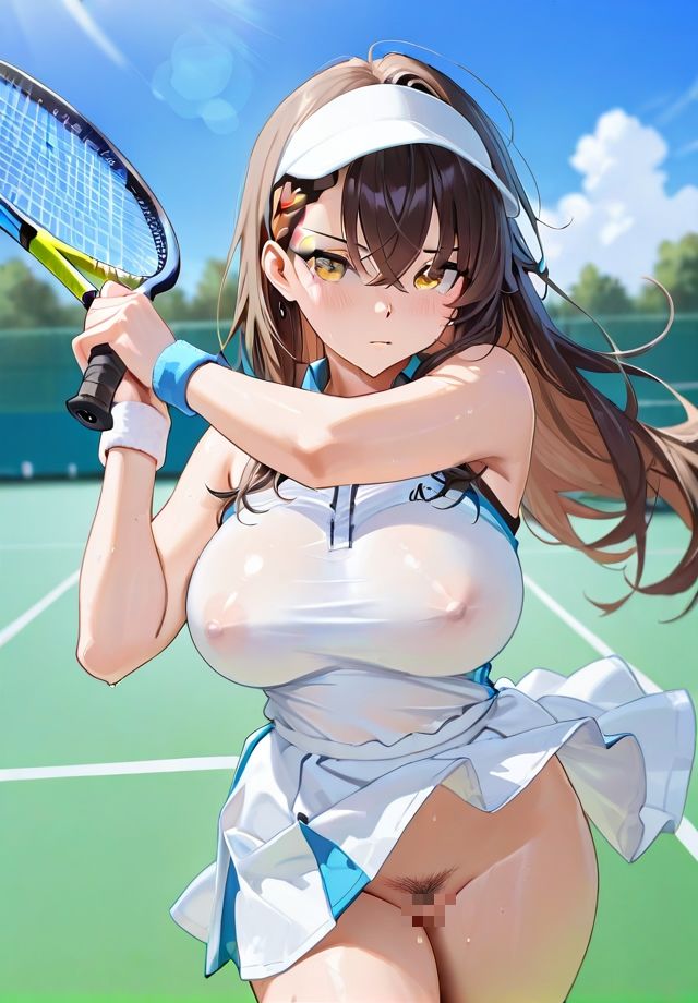 ノーパン・ノーブラ・スポーツ少女 画像1