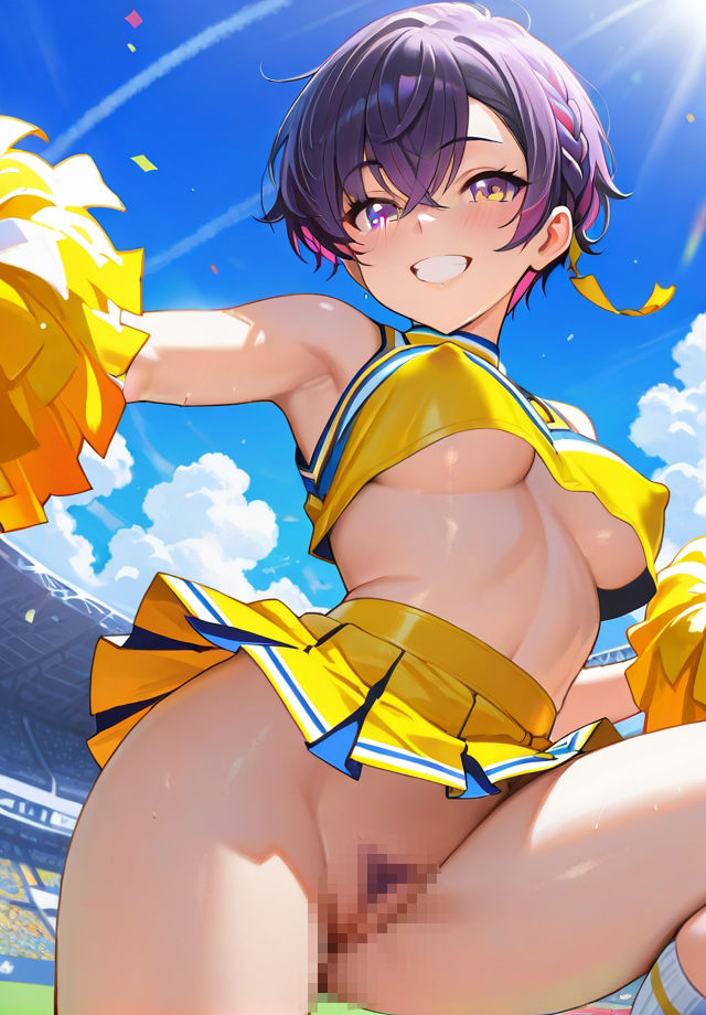 サンプル画像4:ノーパン・ノーブラ・スポーツ少女(エロ天使商会) [d_687174]