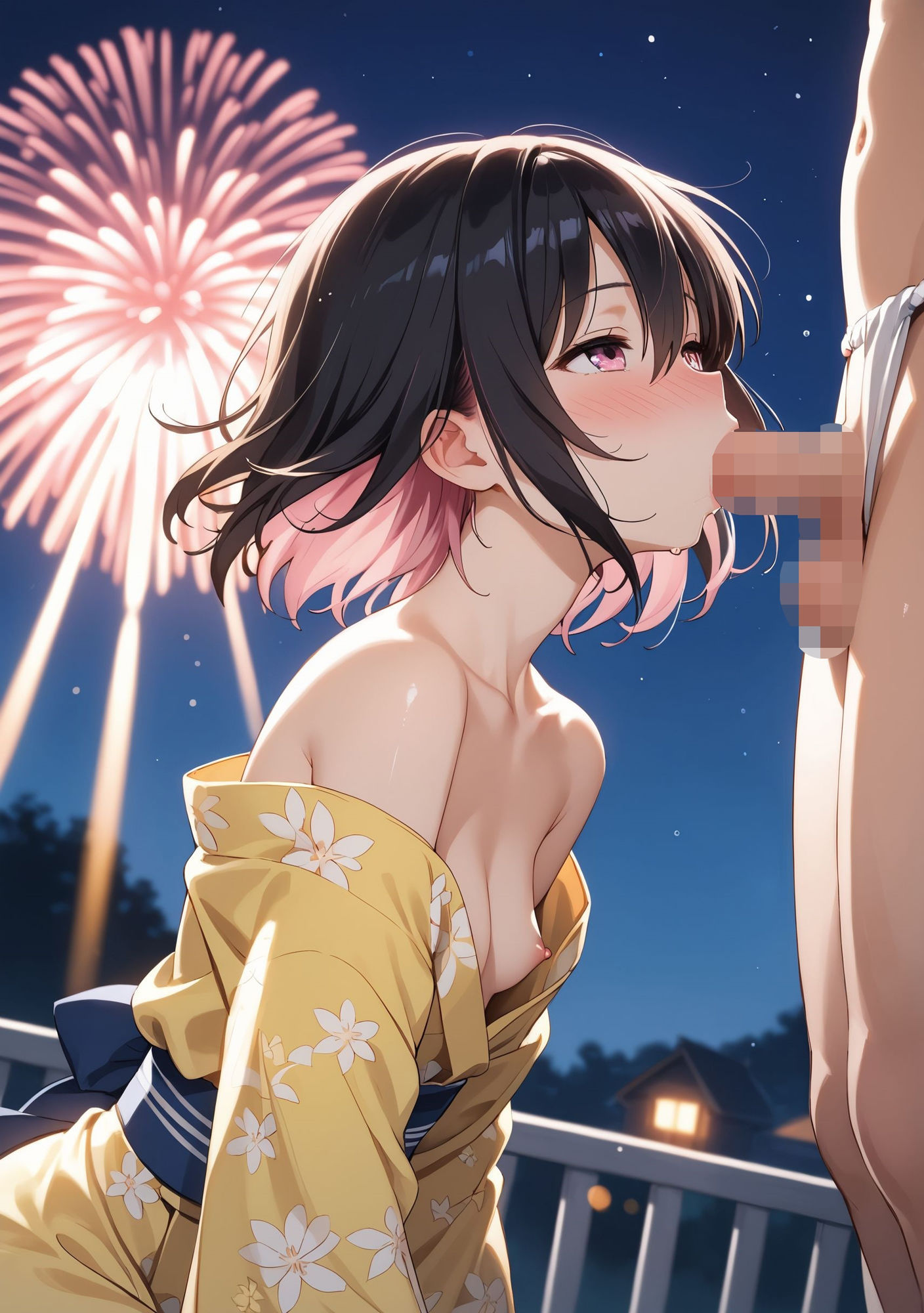 サンプル画像2:かわいくても男の娘はダメですか？  かえで 夏祭りver.(男の娘部＠かえで) [d_687291]