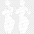 線画素材集［手］38
