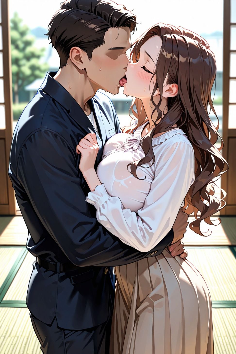 サンプル画像2:朝までイチャラブ不倫デート(カリモーちょん) [d_687485]