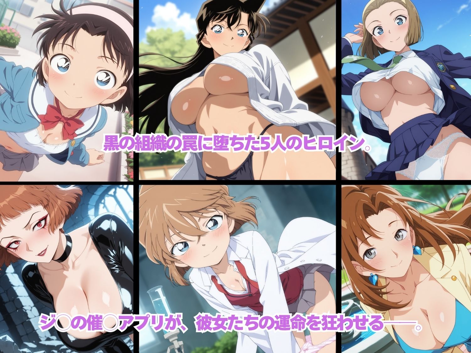 サンプル画像1:【寝取られ】黒の組織の裏工作 〜ジ●の策略〜(全力チョコミント推進隊) [d_687519]