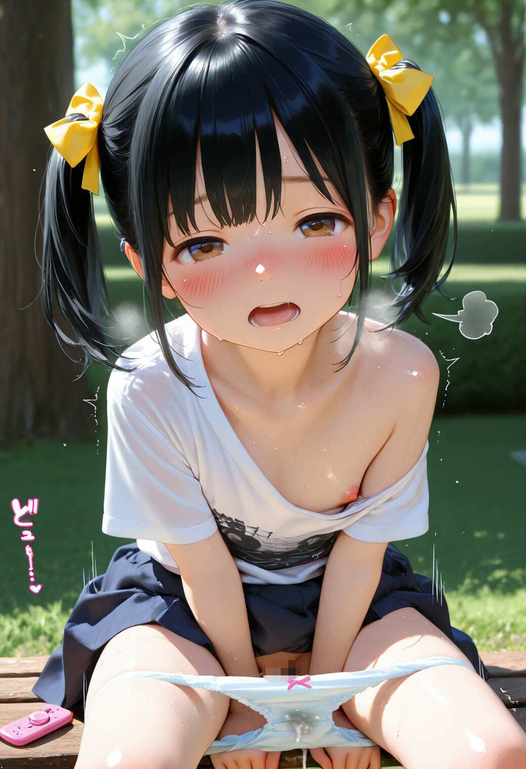 キモおじとの学校帰り〜都合の良い変態少女と生ハメセックス_5
