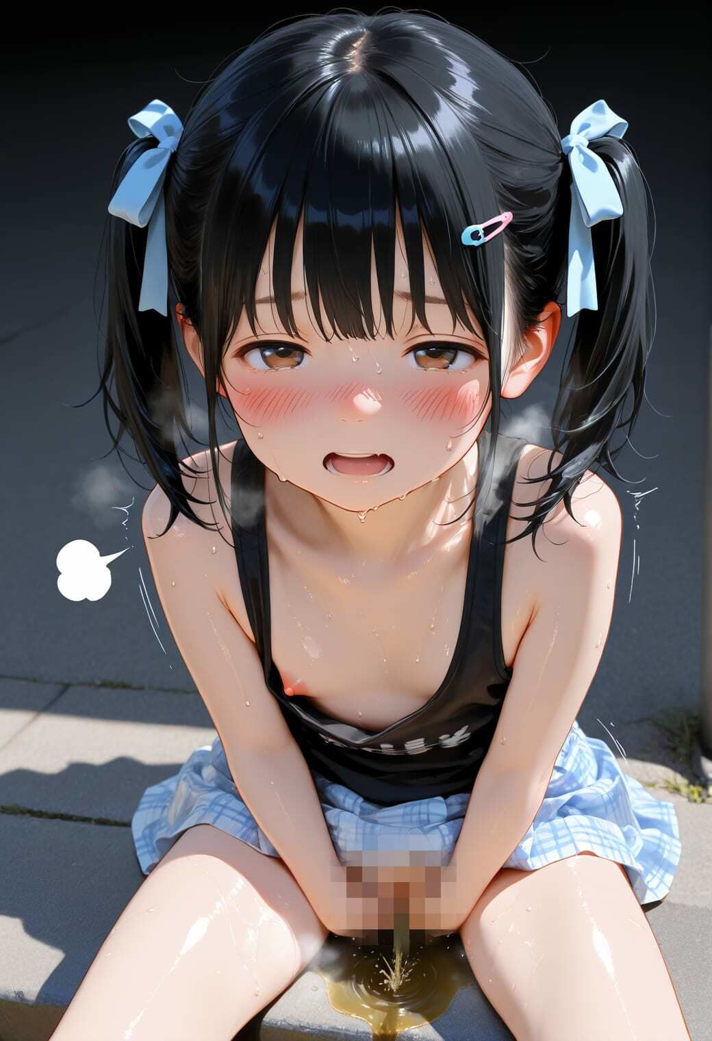キモおじとの学校帰り〜都合の良い変態少女と生ハメセックス_11
