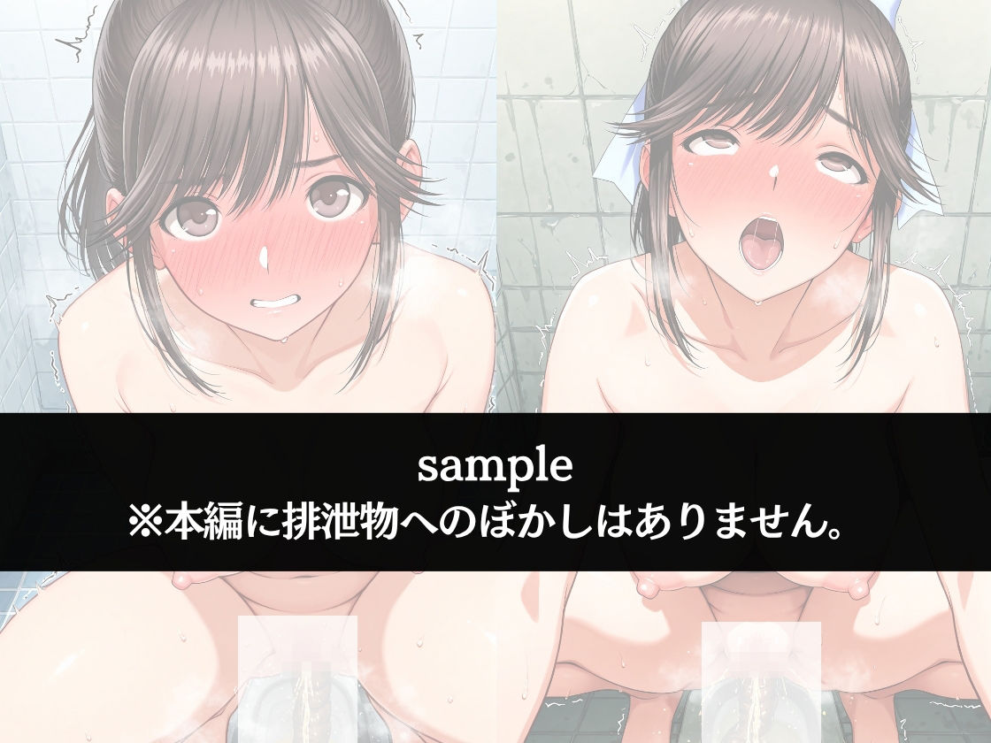 サンプル画像2:極太ウンコトイレ乱入〜絶対に見られたくない姿〜高嶺〇花(極太黄金堂) [d_687564]