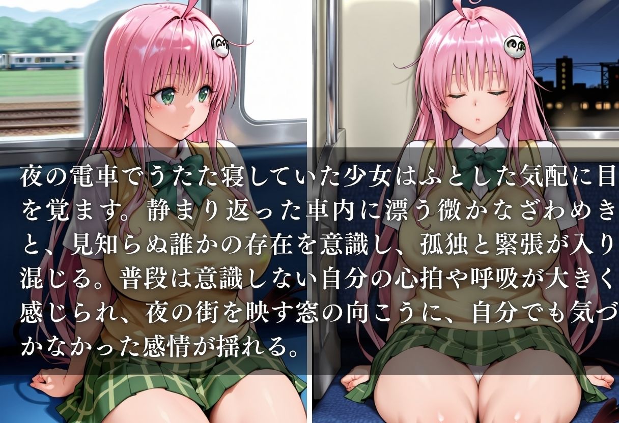 サンプル画像1:夜行線 その電車に帰り道なし ララ編(シコライド研究所) [d_687601]