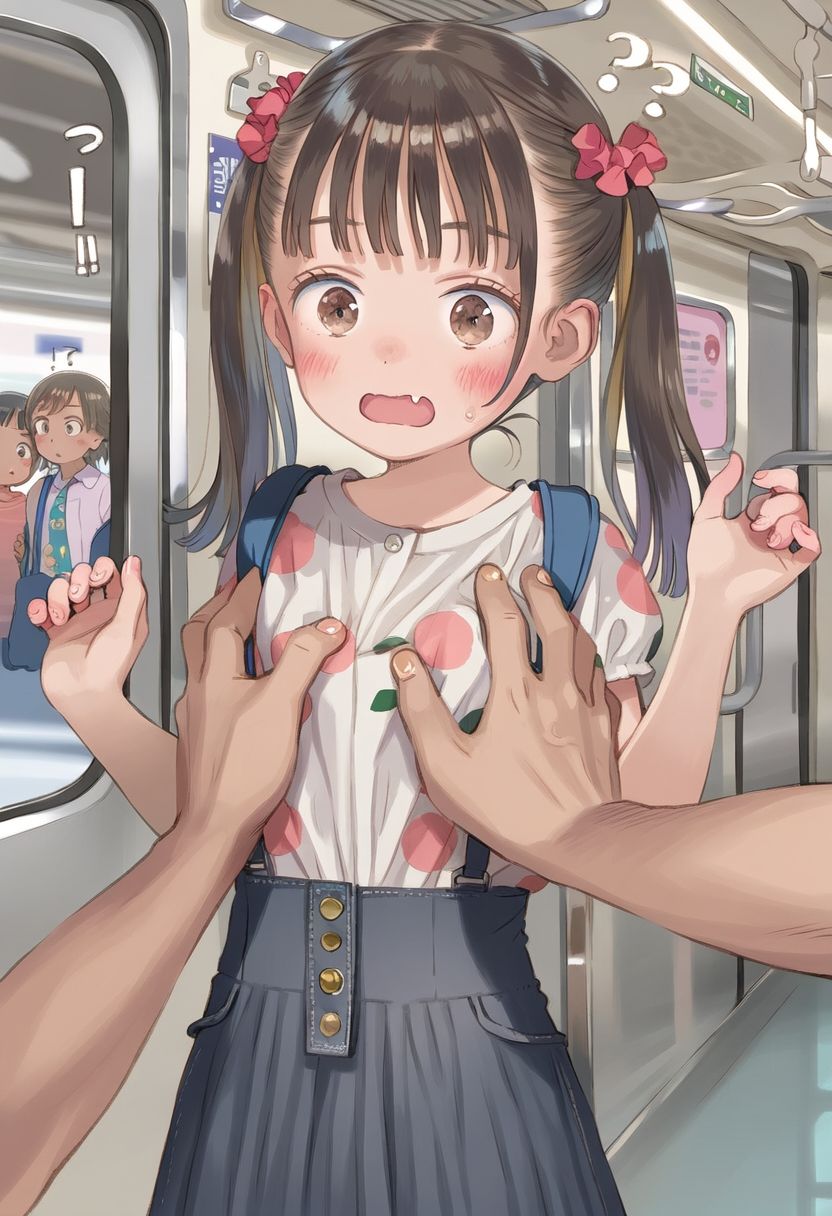 サンプル画像2:痴●電車  二両目  その6(ひよこ) [d_687617]