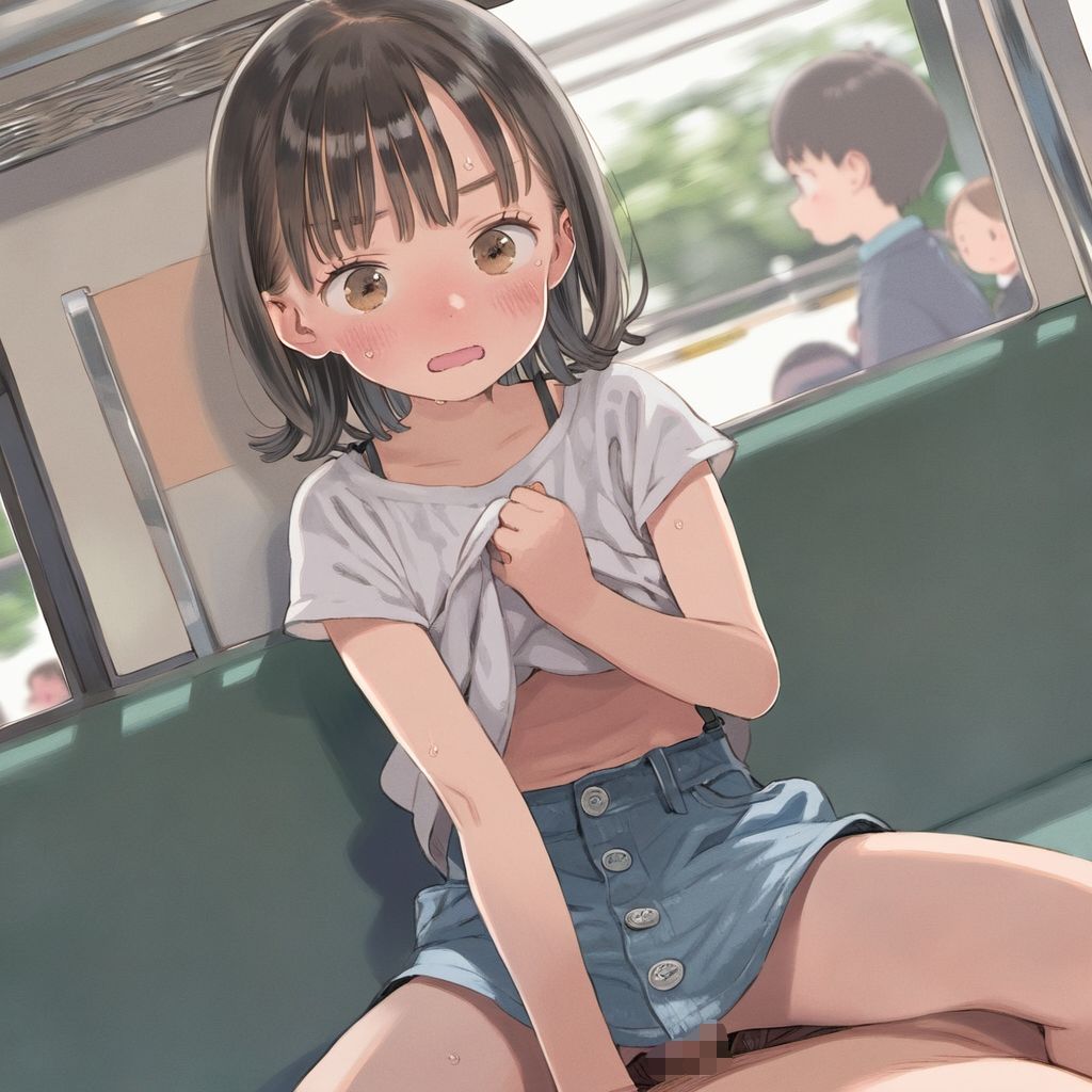 サンプル画像6:痴●電車  二両目  その6(ひよこ) [d_687617]