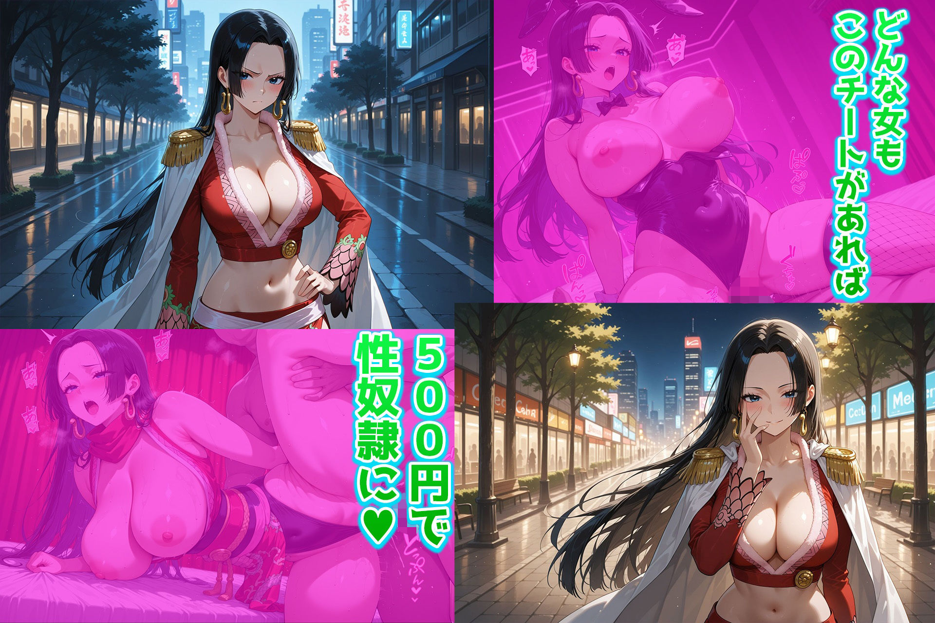 500円でパパ活確定チート～ワンコインで美少女と即ラブホ！中出し孕ませ確定援交～［ボア・ハ〇コック編］［ワ〇ピース］［CG438枚］_1