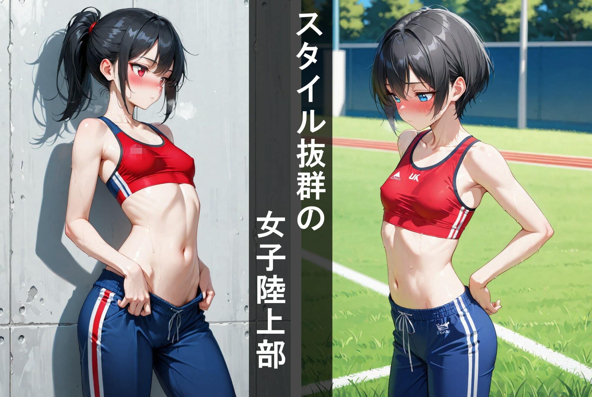 サンプル画像1:【女子陸上】 ちいさなおっぱいを揺らして走る〜陸上女子に中出し！〜(Dream Paradise) [d_687666]