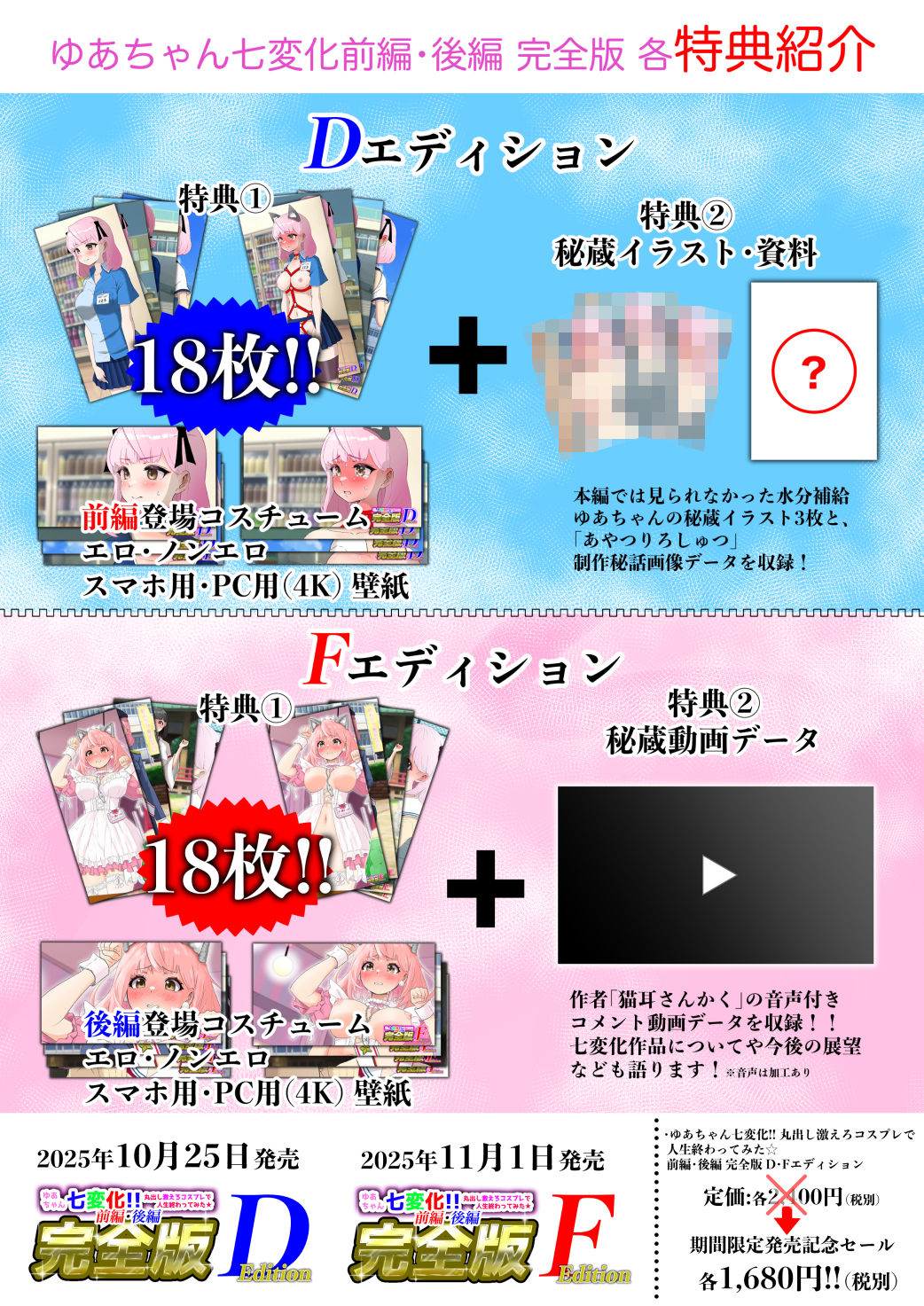 ゆあちゃん七変化!! 丸出し激えろコスプレで人生終わってみた★前編・後編完全版Fエディション 画像9