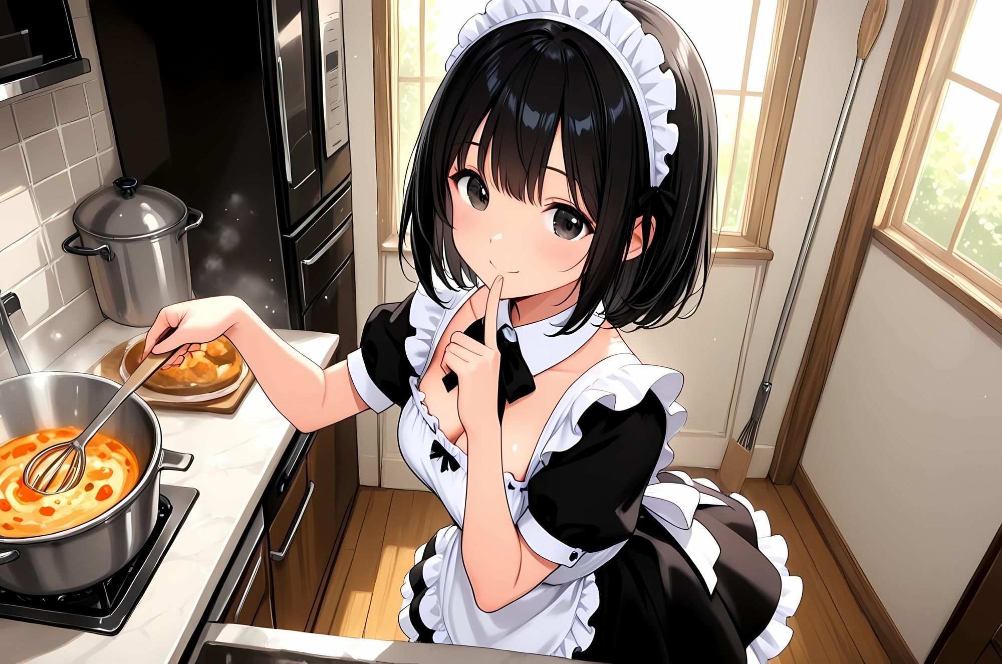 嫁入りメイドのマリ  新妻になっちゃったけどメイド服で、坊ちゃまにいっぱいご奉仕してあげるお話 画像2