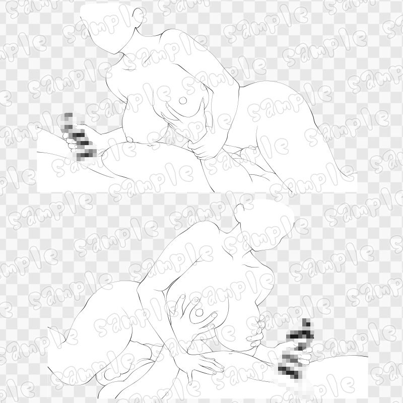 線画素材集［手］43 画像2