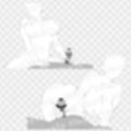 線画素材集［手］45