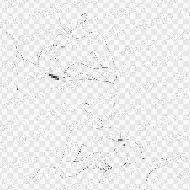 線画素材集［手］47 画像3