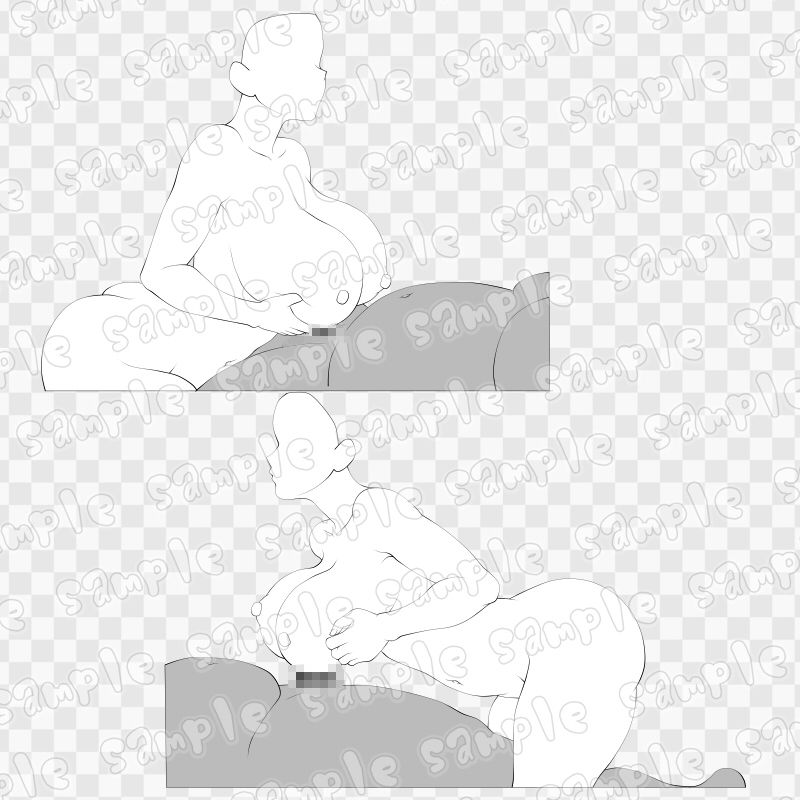 線画素材集［手］51 画像1