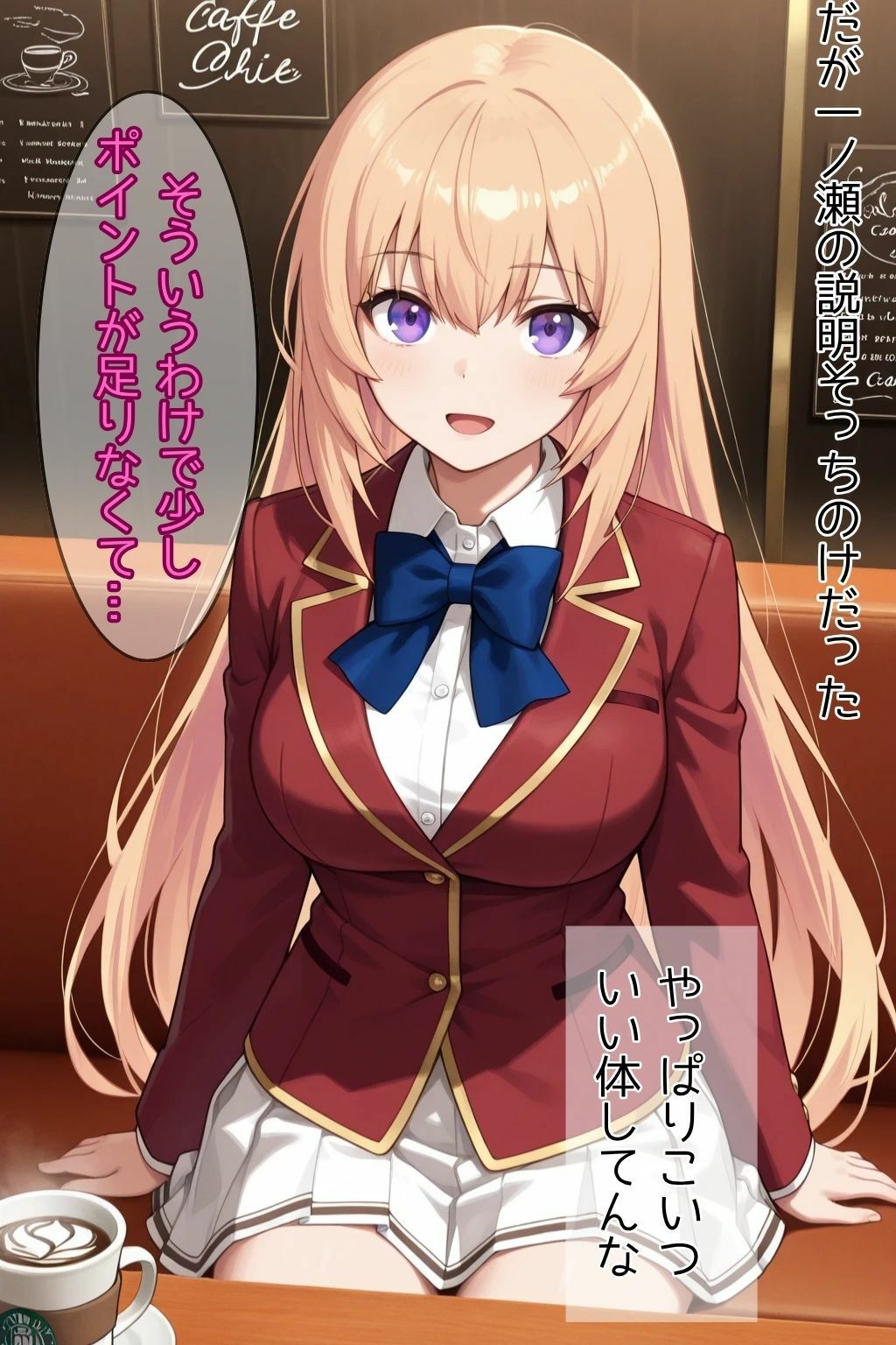 クラスを救うために先輩の女になった一之瀬帆波が淫乱になる話 画像2