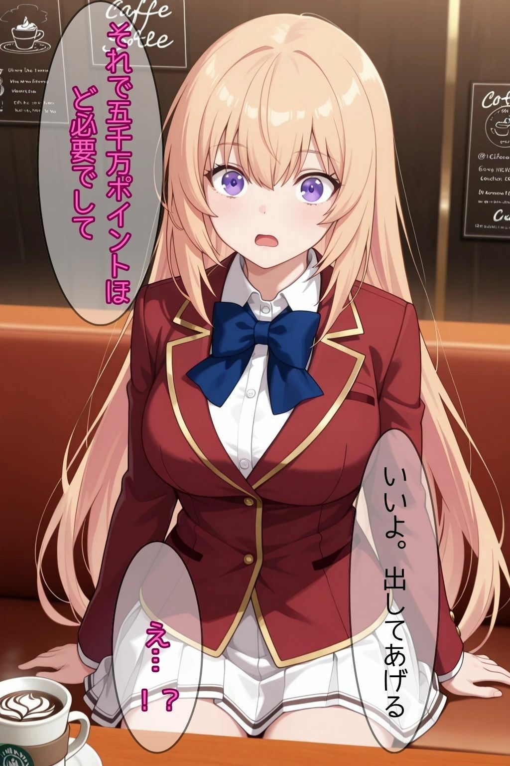 サンプル画像3:クラスを救うために先輩の女になった一之瀬帆波が淫乱になる話(ピンクちゃん) [d_687909]