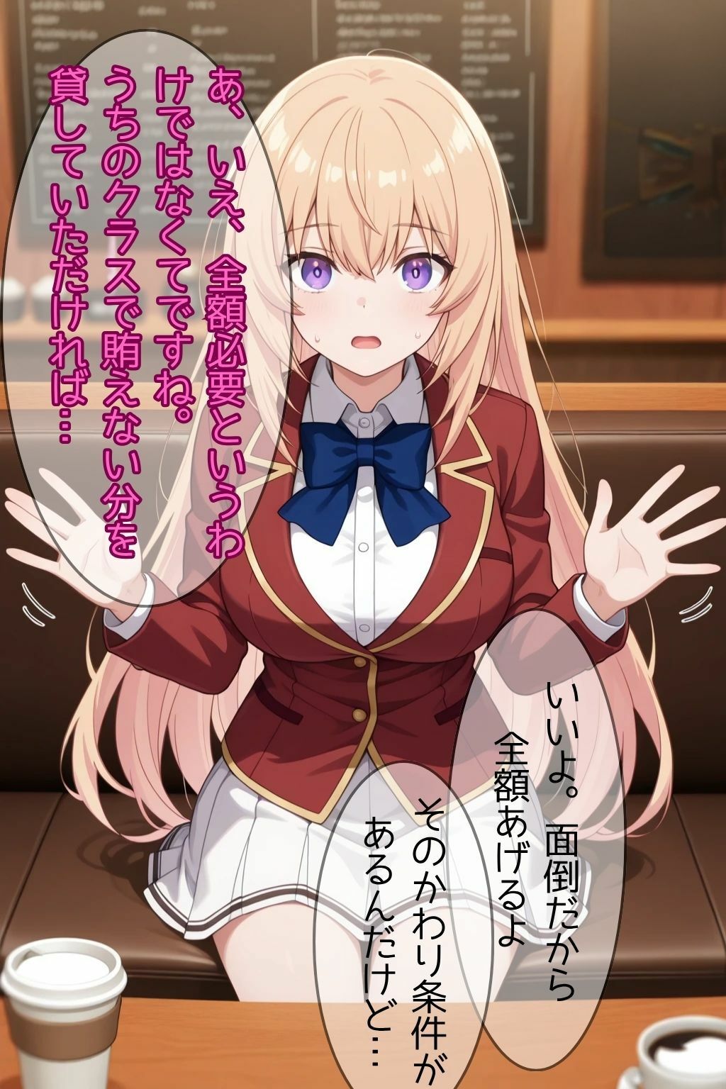 クラスを救うために先輩の女になった一之瀬帆波が淫乱になる話 画像4