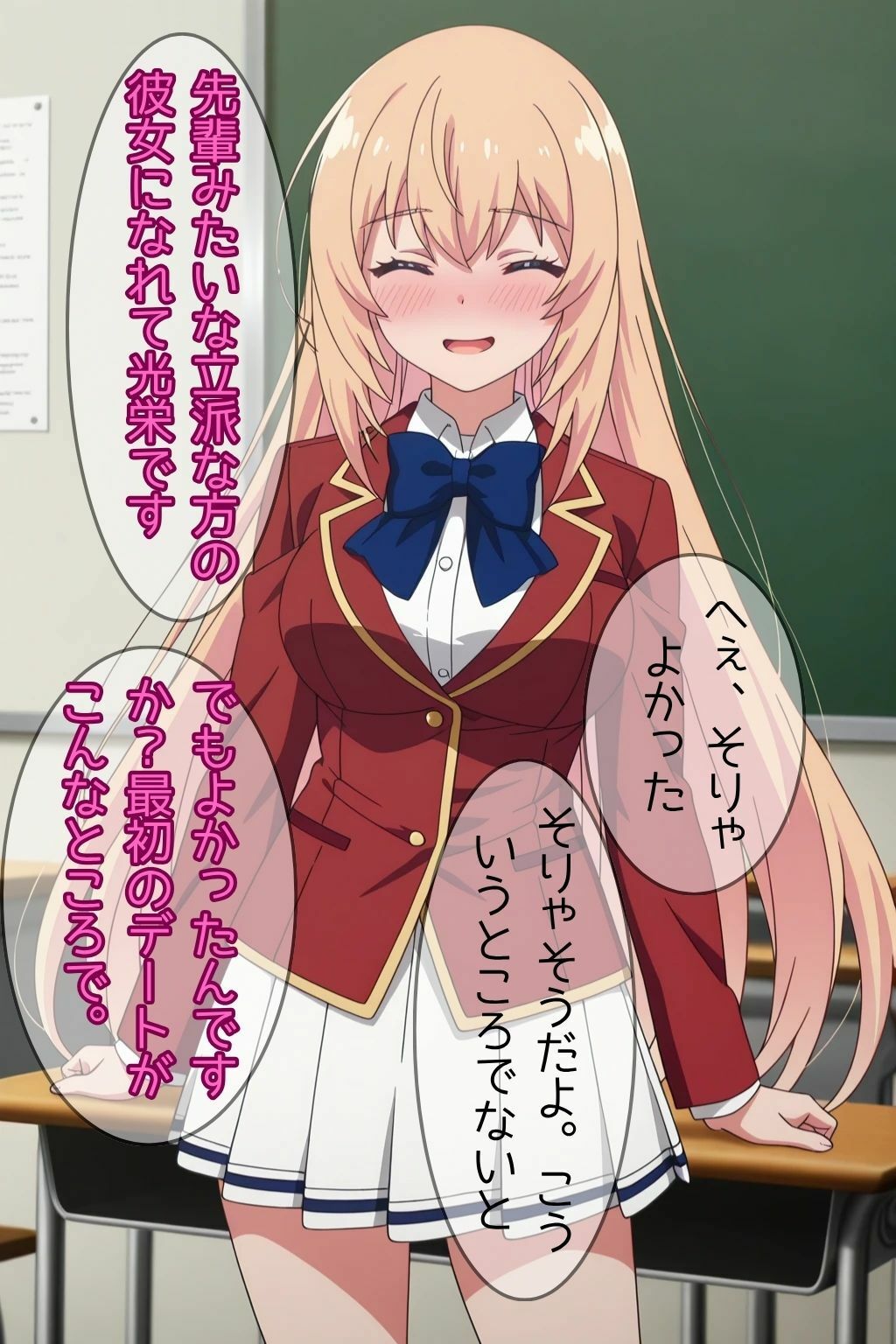 サンプル画像6:クラスを救うために先輩の女になった一之瀬帆波が淫乱になる話(ピンクちゃん) [d_687909]