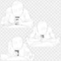 線画素材集［手］55