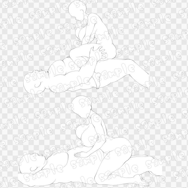 線画素材集［手］60 画像2