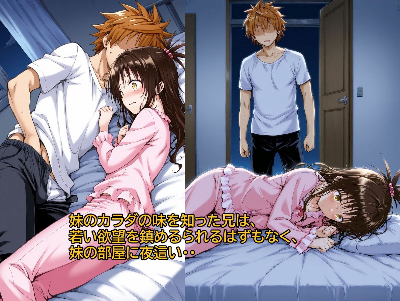 おフロで大きくなったおちんちんを見た妹はその後・・_4