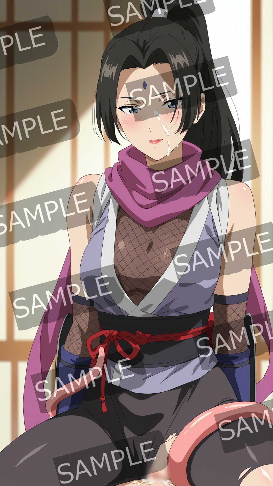 サンプル画像4:くノ一触手221枚セット(半月) [d_688112]