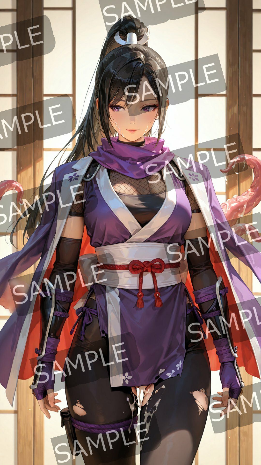 サンプル画像5:くノ一触手221枚セット(半月) [d_688112]