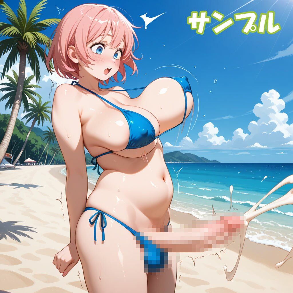サンプル画像6:ふたなり彼女！ときどき彼女！6 ＜ぽっちゃり海編＞(えいちえーあい) [d_688133]