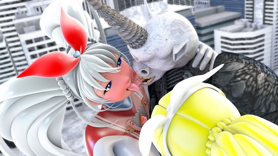 サンプル画像2:光の女神メロディナ＆リズミナVS催淫術星人サイミロプス(四次元少女ネオス) [d_688149]