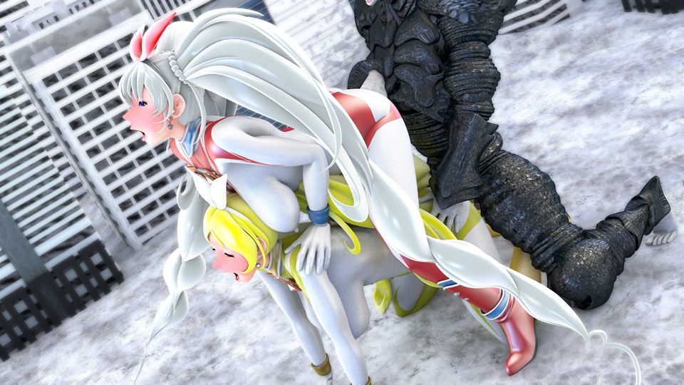 サンプル画像4:光の女神メロディナ＆リズミナVS催淫術星人サイミロプス(四次元少女ネオス) [d_688149]