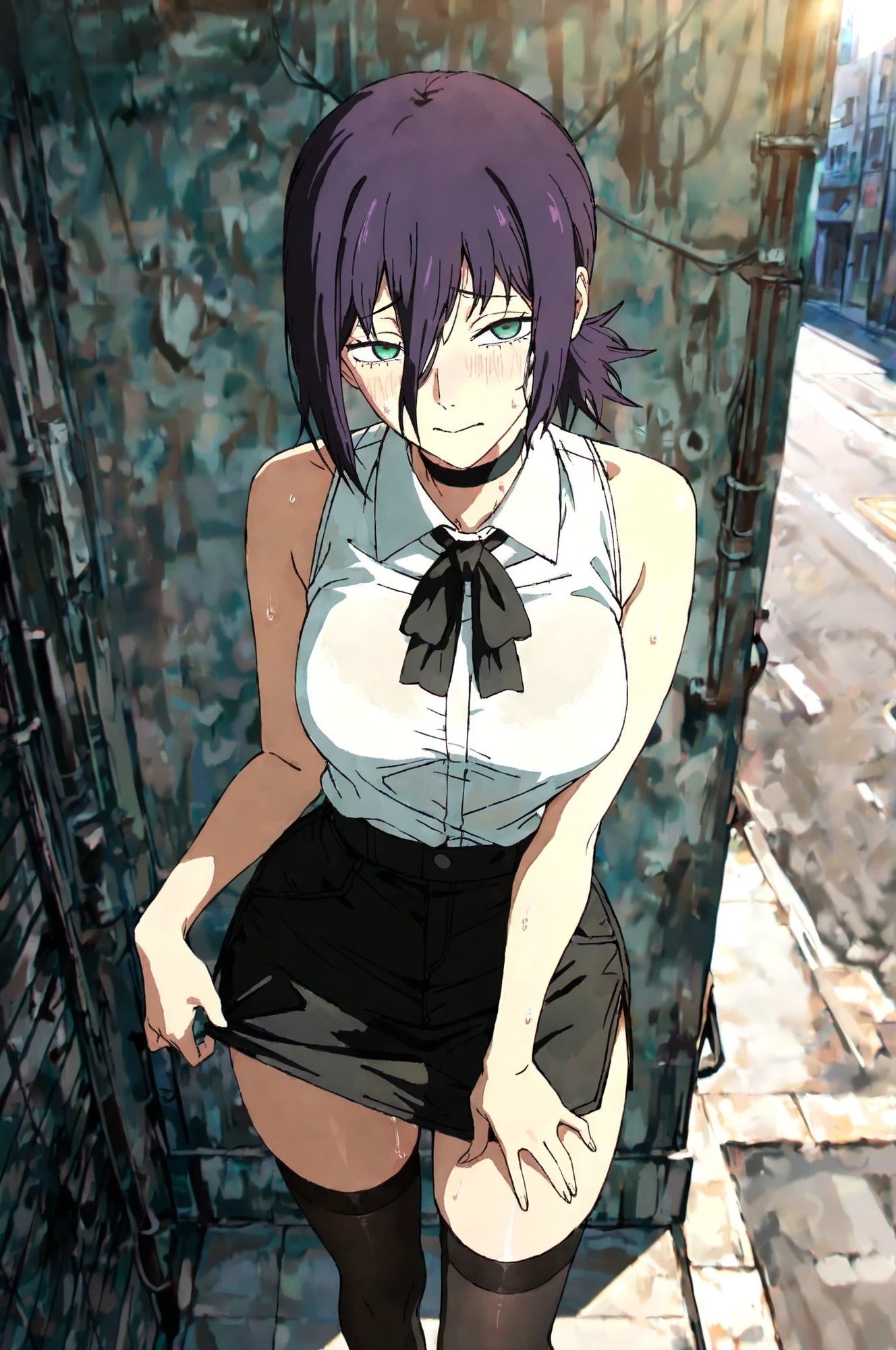 サンプル画像2:「レゼ」イラスト集（92枚）(推しAI作品展) [d_688215]