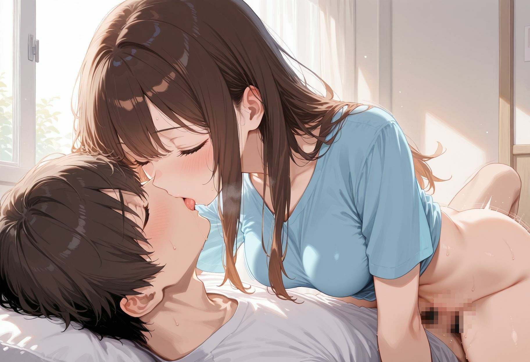 飲み込みの早いガリ勉幼馴染 俺の精液も飲み込ませてみた 画像4