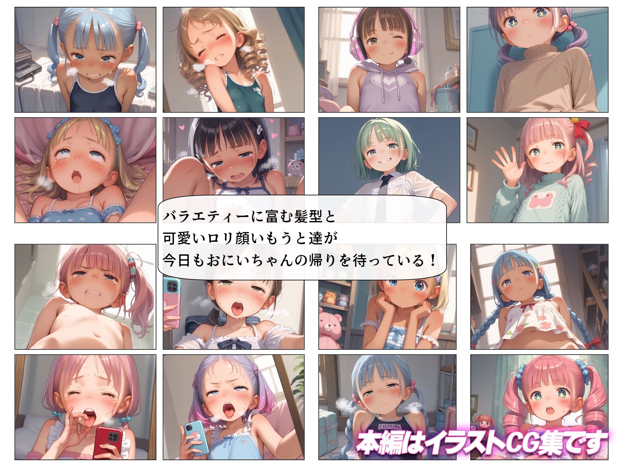 ロリいもうと無防備「なま」おまんこ図鑑2