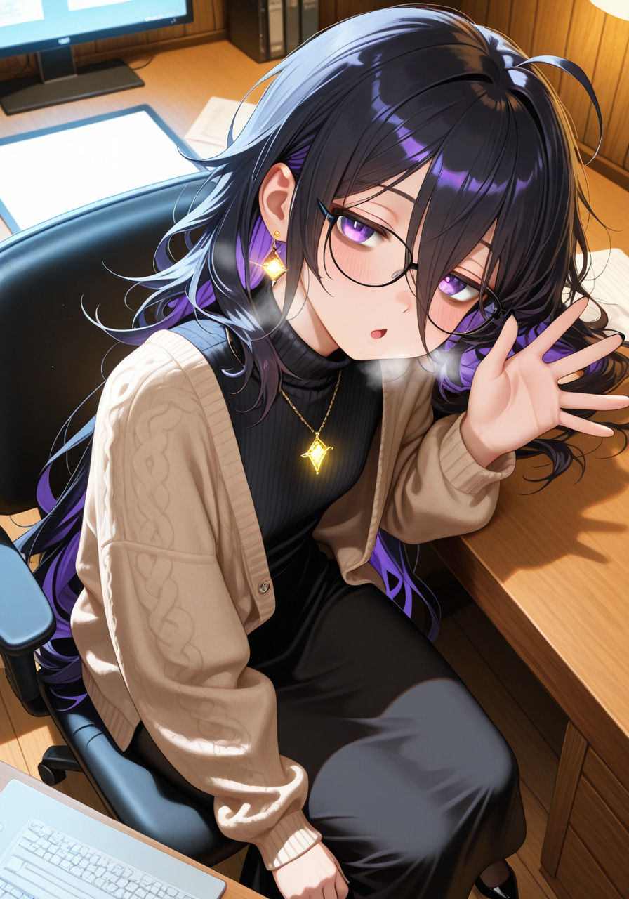 ＜5作品目＞OL男の娘ちゃんの残業ひとりえっち！＃5 画像1